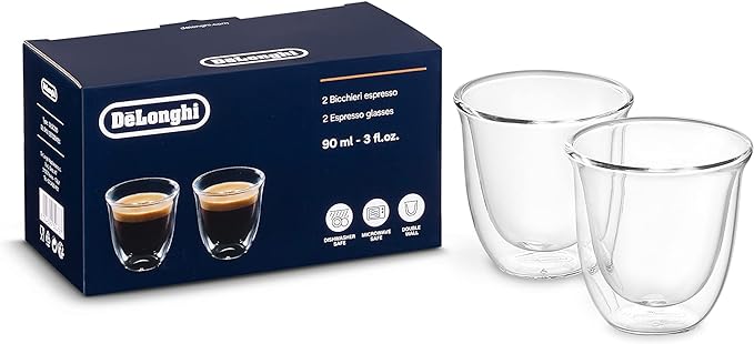 Delonghi Glass Double Walled Espresso Style Original - 1Pcs