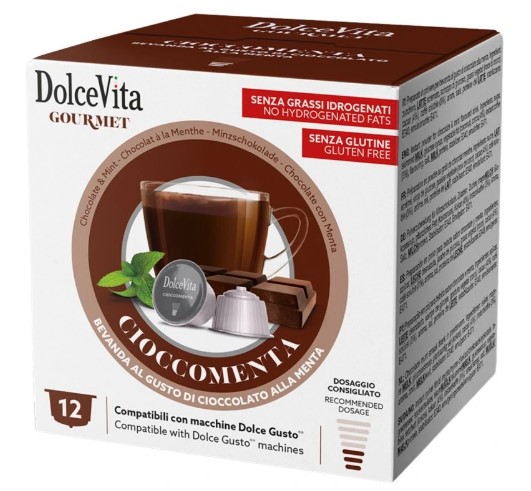 Dolce Vita Chocolate with Mint for Dolce Gusto 12 capsules