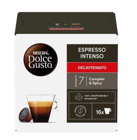 DolceGusto Capsules Espresso Intenso Decaf - Intensity 7