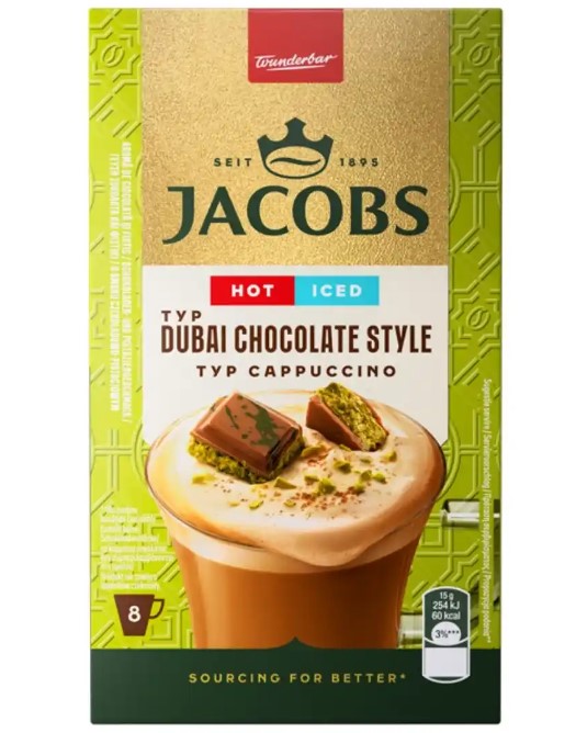 Jacobs Cappuccino Dubai Chocolate 8x15 g