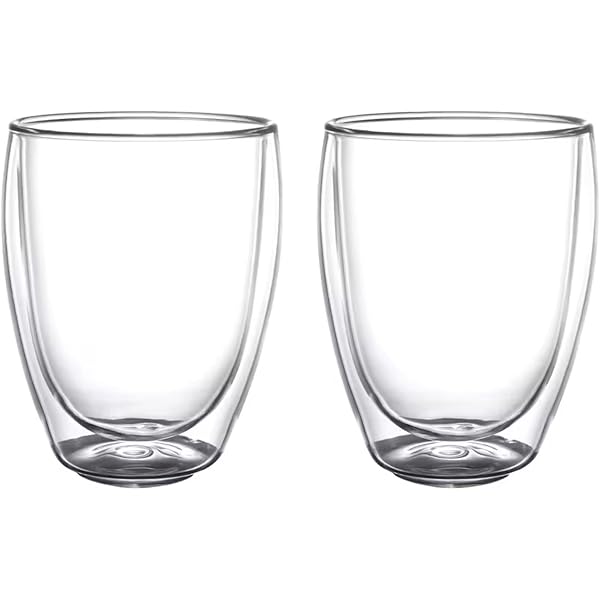 KARLS GLAS -Double Wall  Glass Tumbler LATTE -360 ML