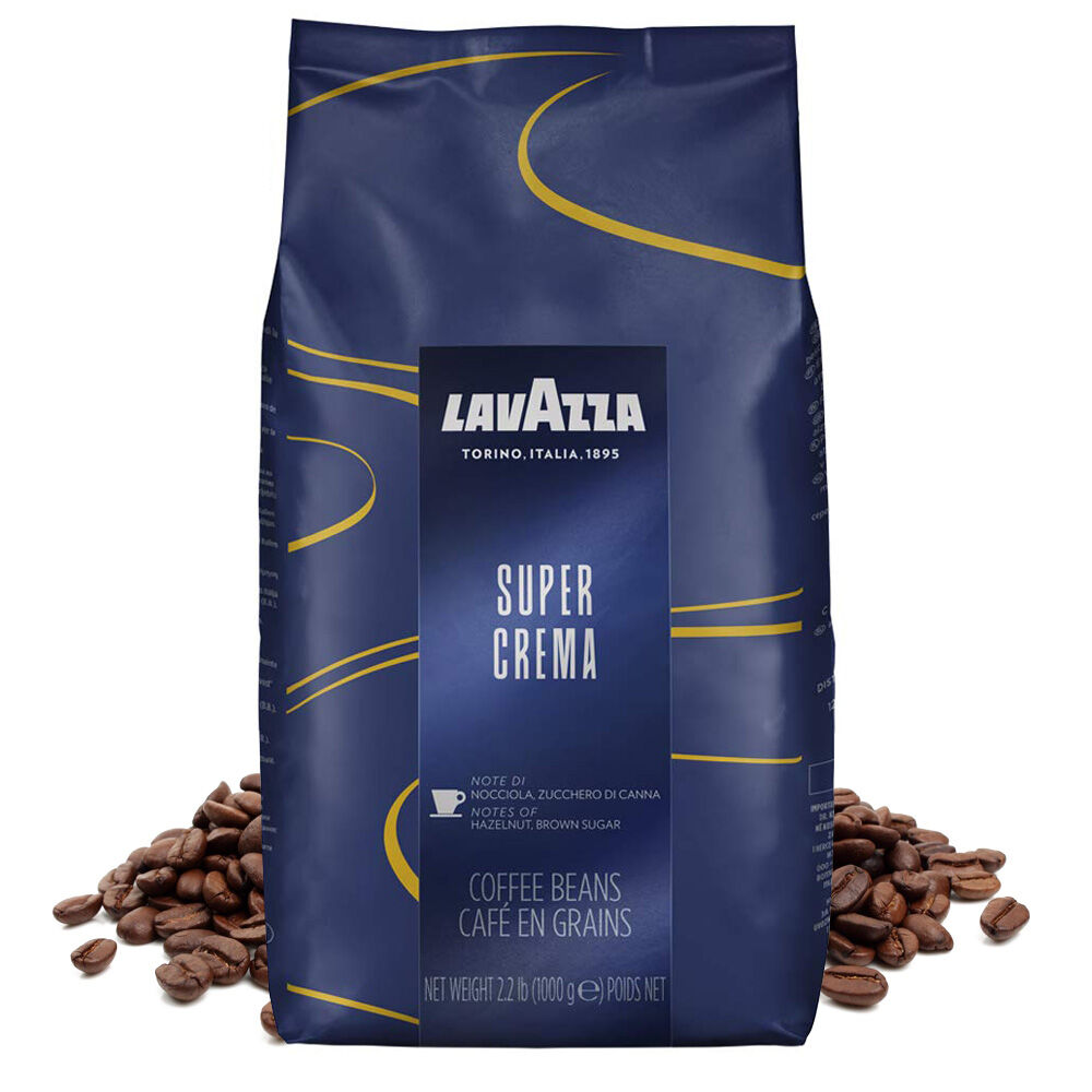 Lavazza - Whole Beans - Super Crema - 1 Kg (ARABICA 60 - ROBUSTA 40)
