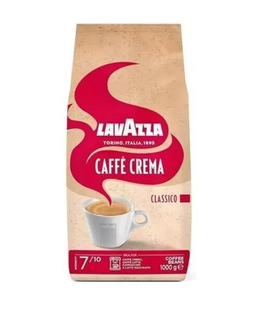 Lavazza - Whole Beans - Cafe Crema Classico - 1 Kg (ARABICA 70 - ROBUSTA 30)