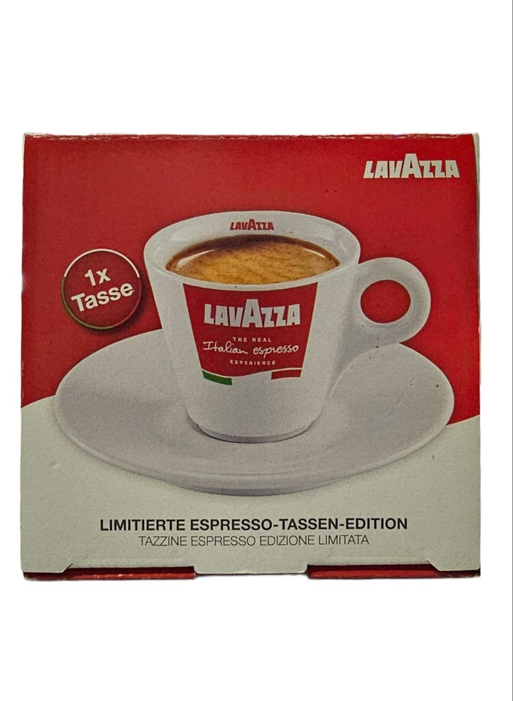 Lavazza Espresso Cups with Saucers – New, Limited Edition 1pcs