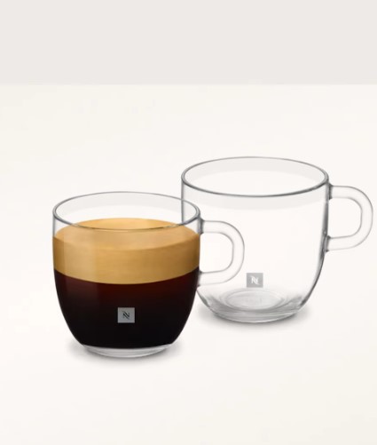 Nespresso Original  Signature Gran Lungo glass cup 1pcs