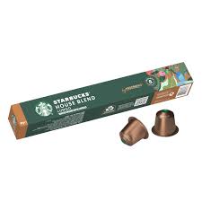 Nespresso Starbucks Capsule House Blend - Intensity 8 - 10 Capsules