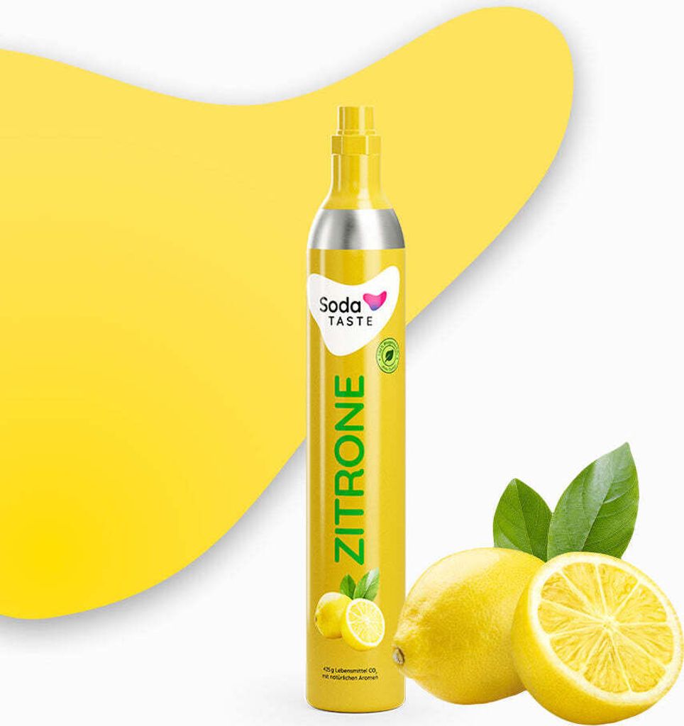 SodaTASTE Lemon - CO2 exchange cylinder, sugar-free