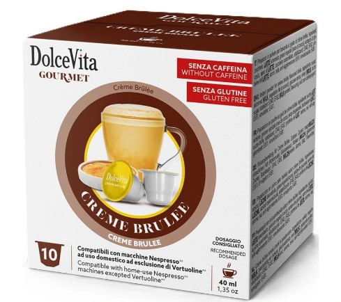 Dolcevita Nespresso Capsule Creme Brulee - 10 Capsules