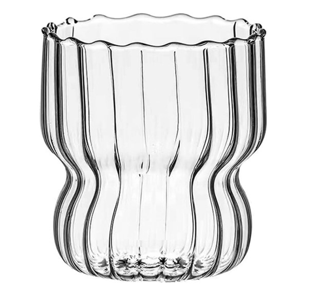 Fluted Drinking Glass - Medium