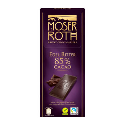 Moser Roth Dark Chocolate 85% Cacao 125g