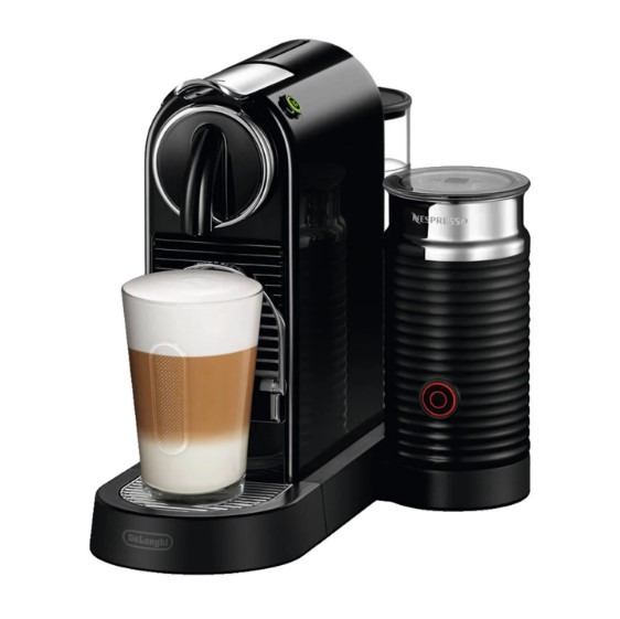 Nespresso Citiz Machine & Milk Frother - Black - DeLonghi