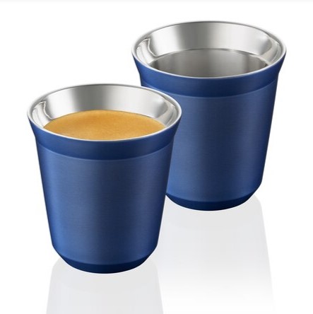 NESPRESSO PIXIE STEEL CUP - BLUE - 1PCS