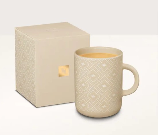 Nespresso Vertuo Celebration Original Coffee Mug Parchment - 380ml