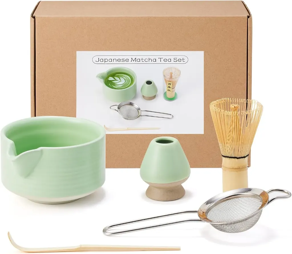 Matcha Whisk Set, 7 Pcs Matcha Kit,