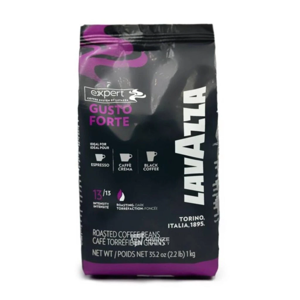 Lavazza - Whole Beans - Gusto Forte - 1 Kg (ARABICA 20 - ROBUSTA 80)