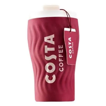 Costa Coffee Waffle Cup 16oz/450ml Vacuum flip lid insulated Travel Cup