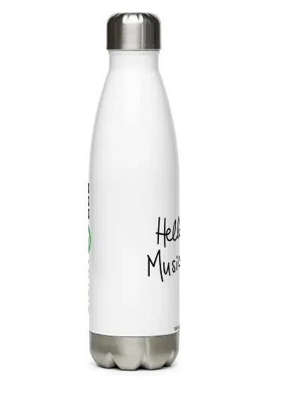 McCafe Stainless Steel Water Bottle LoveIt - White