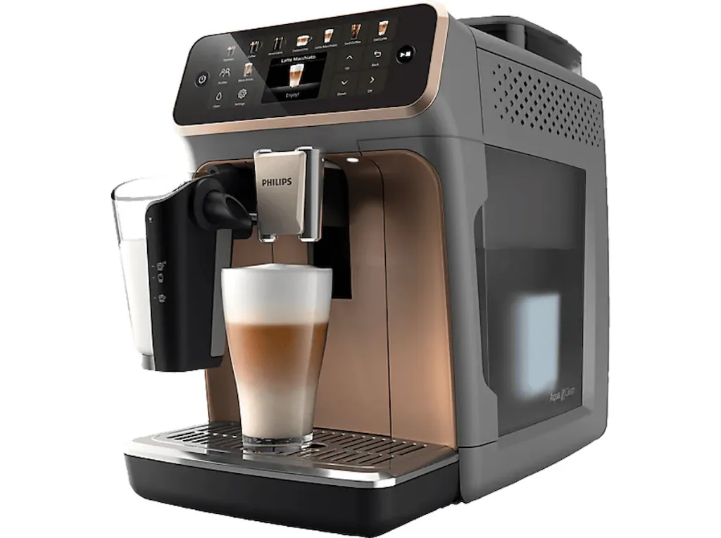 Philips 5500 Series LatteGo EP5544/80 Fully Automatic Espresso Machine - Brown - Black