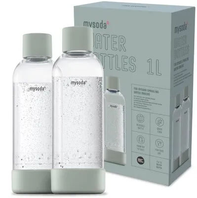 MySoda Woody bottle dove blue 2 pcs 1 liter
