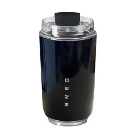 Smeg travel coffee mug, 240ml (Black)