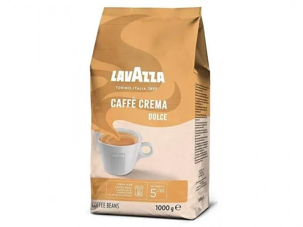 Lavazza - Whole Beans - Crema Dolce - 1 Kg (ARABICA 80 - ROBUSTA 20)