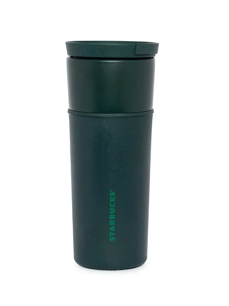 Starbucks Dark Green Ceramic Tumbler - 355ml