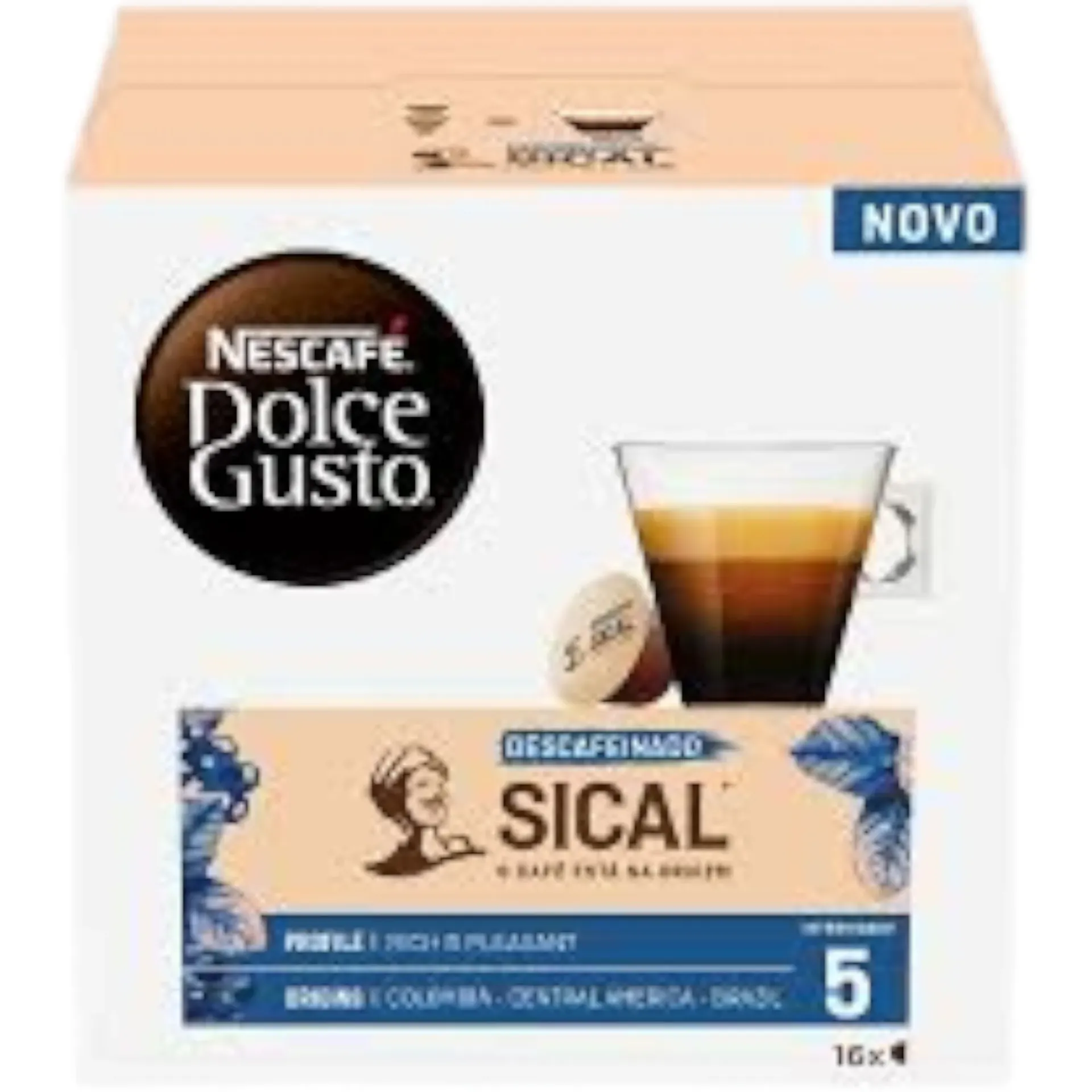 DolceGusto Capsules Sical Espresso Decaf - Intensity 5