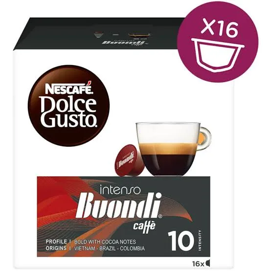 DolceGusto Capsules Espresso Buondi Intenso - Intensity 10