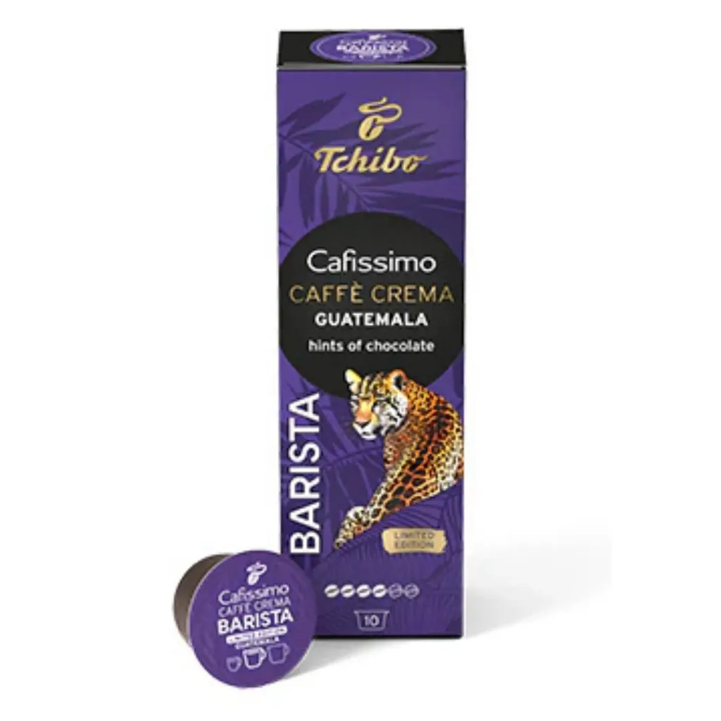 Tchibo Cafissimo Caffé Crema Barista Guatemala Limited Edition 10 capsules