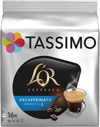 TASSIMO coffee Capsules Lor Espresso Decaf Intensity(6) - 16 Capsules