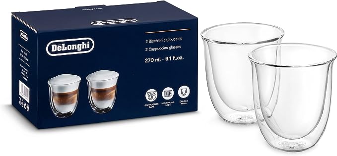 Delonghi Glass Double Walled Cappuccino Style Original - 1Pcs