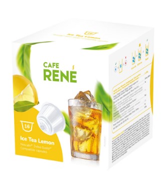 Cafe Rene Lemon Ice Tea - 16 Capsules for Dolce Gusto