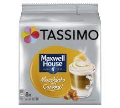 TASSIMO COFFEE CAPSULES,MAXWELL HOUSE MACCHIATO CARAMEL , P.C 16