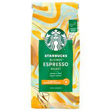 STARBUCKS BLONDE ESPRESSO ROAST COFFEE BEANS INT.6  450g