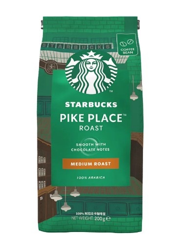 STARBUCKS BLONDE MEDIUM ROAST COFFEE BEANS INT.7  450g