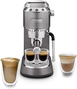 DeLonghi Dedica Arte EC885.M Portafilter Espresso Machine 15 bar Milk Foam Nozzle