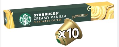 Nespresso Starbucks Capsule espresso Vanilla - Flavored Vanilla - 10 Capsules
