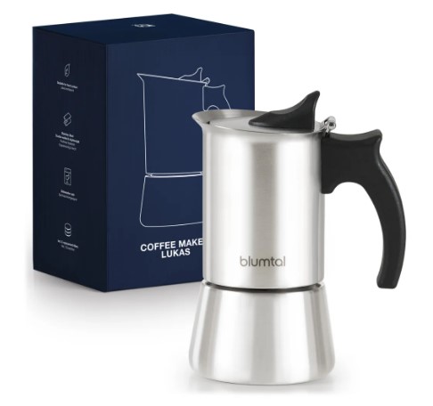 Blumtal Moka Pot stainless steel 6cups