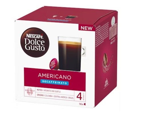 DolceGusto Capsules Americano Decaf - Intensity 4